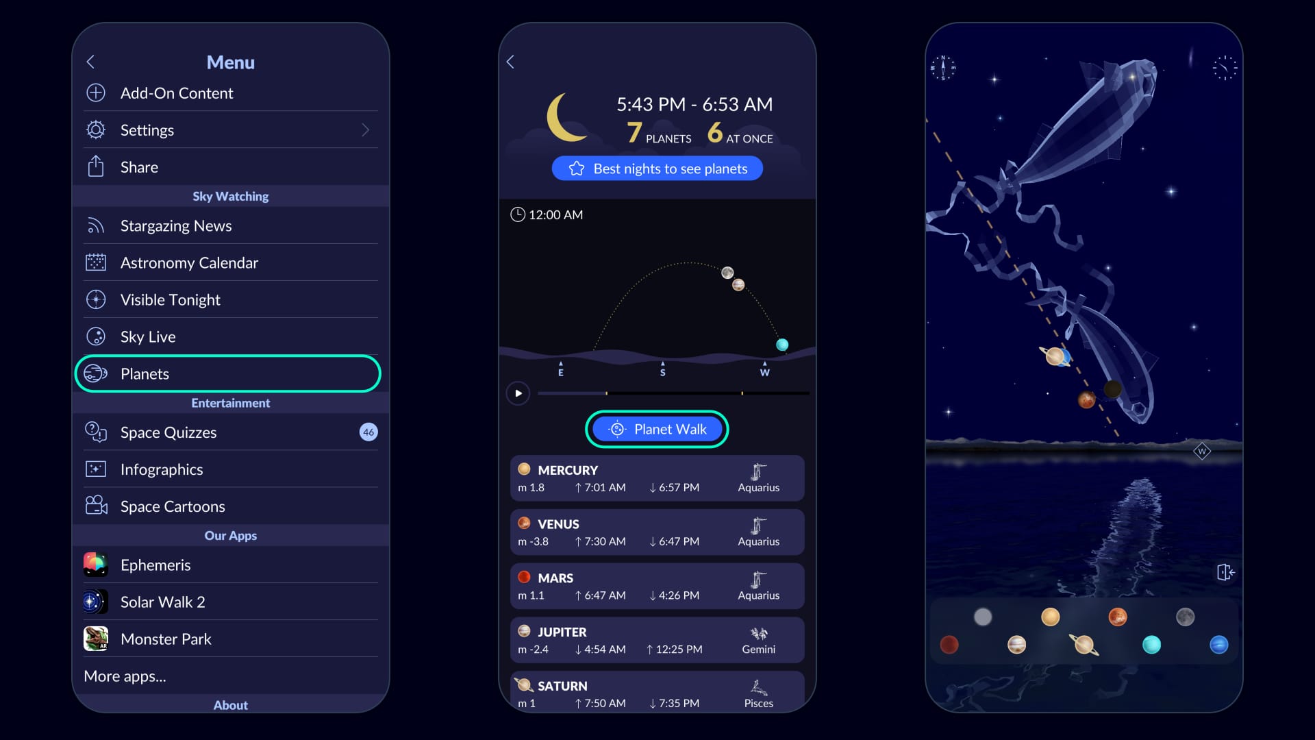 Planet Walk in Star Walk 2