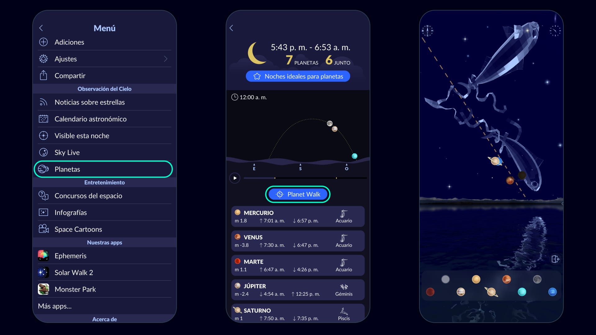 Planet Walk en Star Walk 2