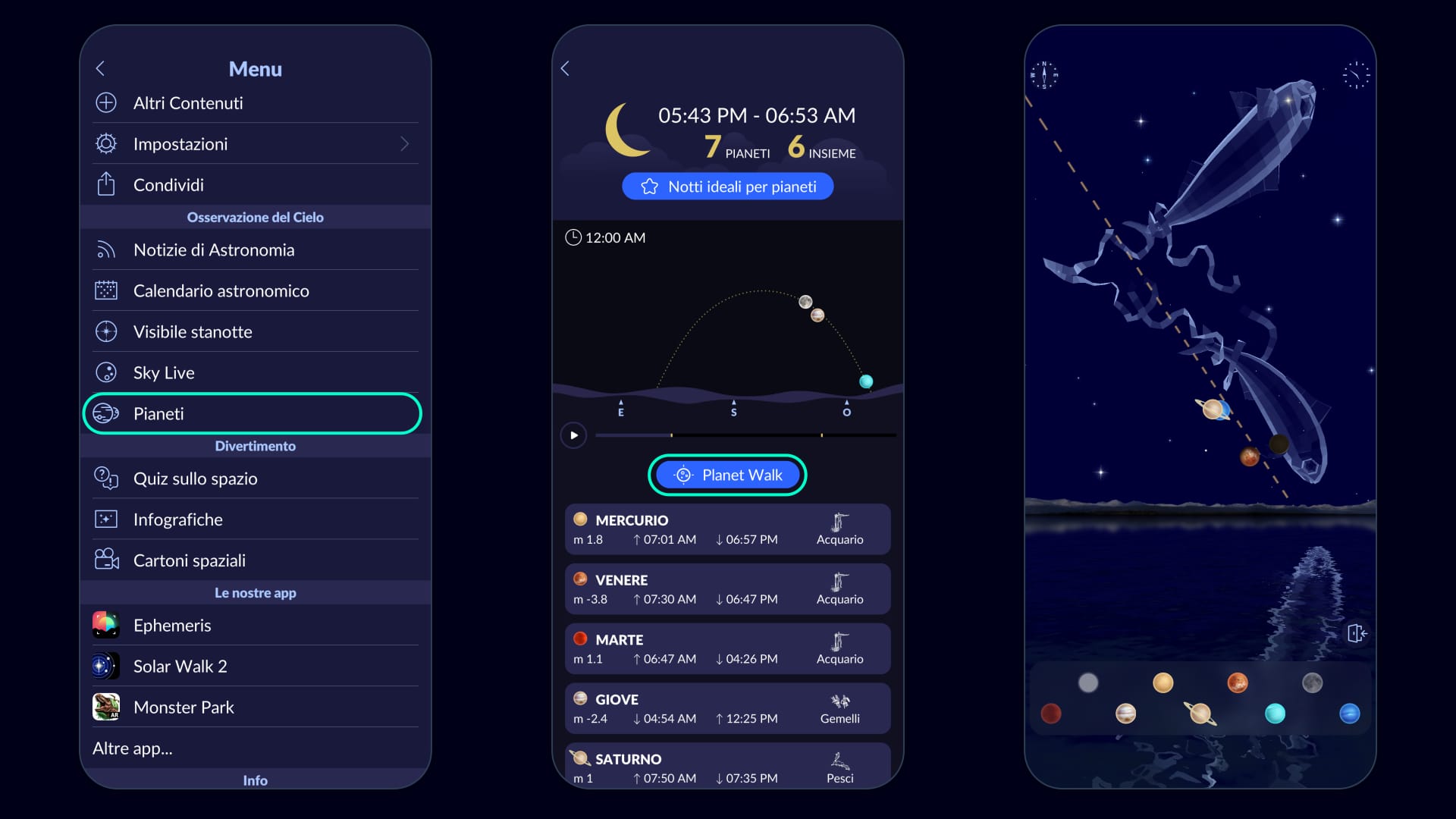 Planet Walk in Star Walk 2