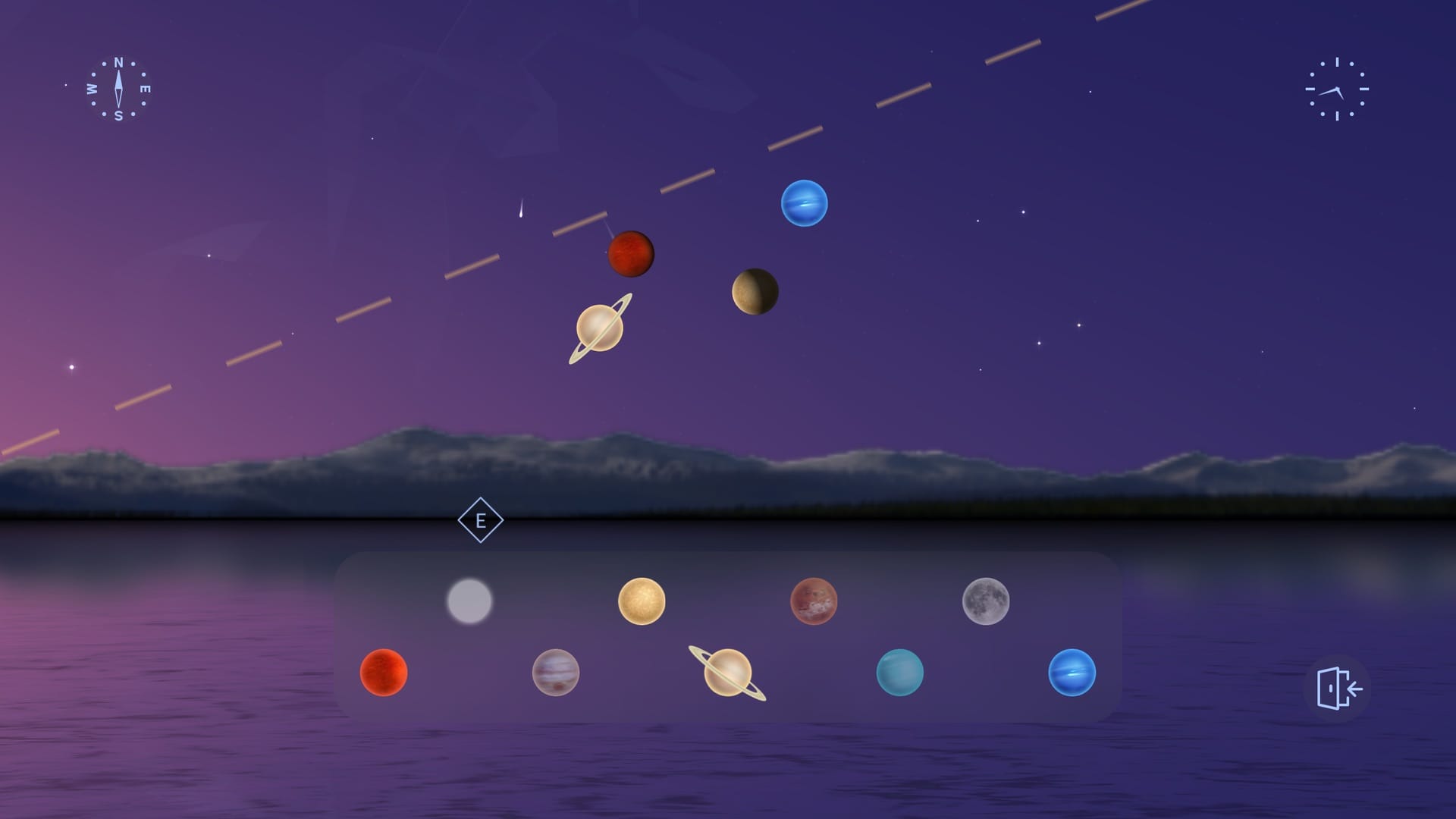 Alignement planétaire le 18 avril 2026 : Star Walk 2 → Planet Walk