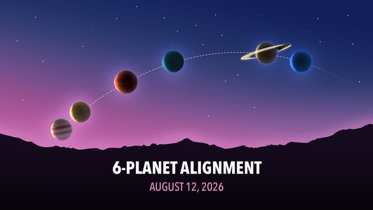 Planetary Alignment on August 12, 2026: See Six Planets Before Sunrise