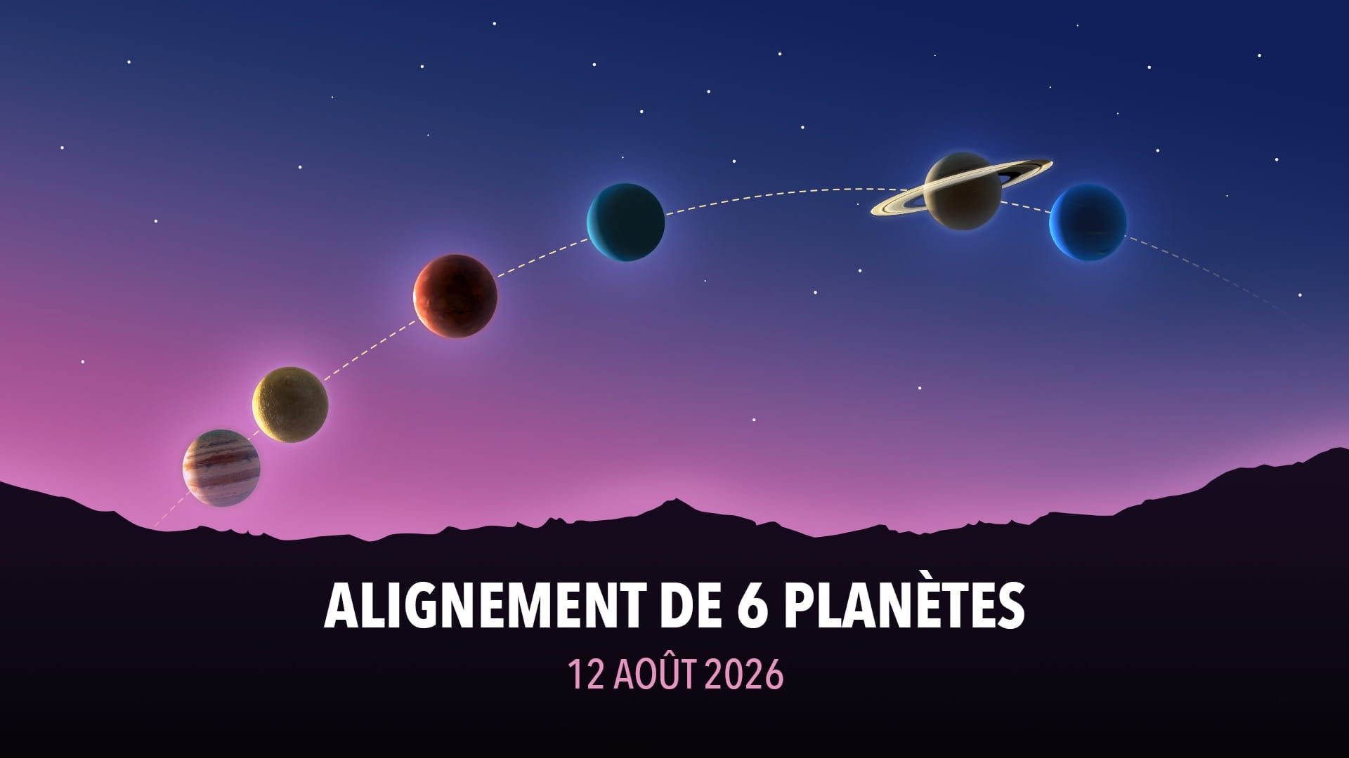Alignement planétaire du 12 août 2026