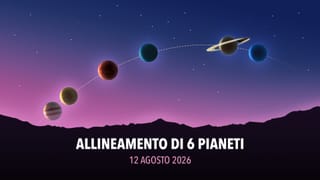 Allineamento planetario del 12 agosto 2026