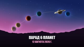 Парад планет 12 августа 2026 года