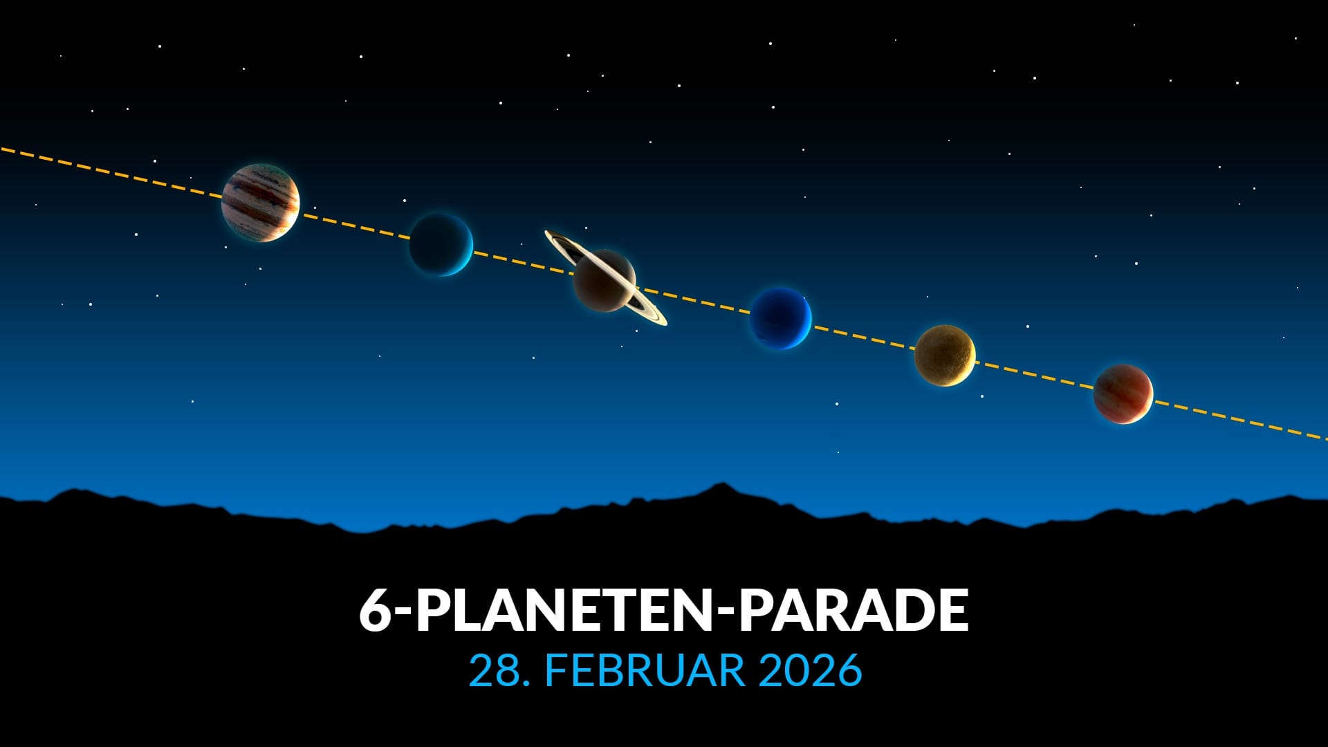 Seltene Planetenkonstellation am 28. Februar 2026