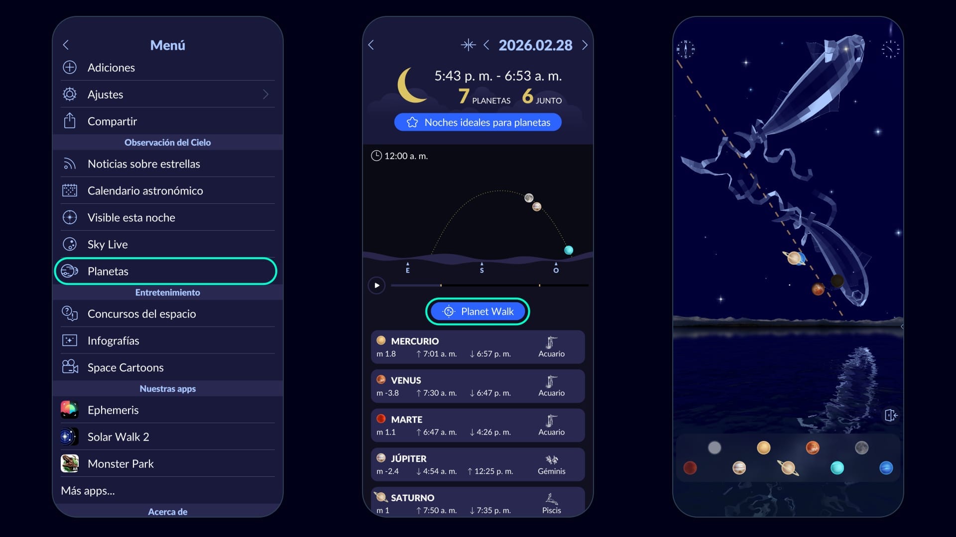 ¿Cómo encontrar los planetas durante la alineación del 28 de febrero de 2026?