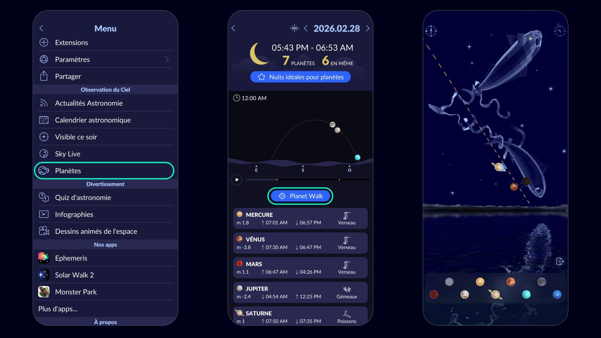 Comment repérer les planètes pendant l’alignement du 28 février 2026 ?