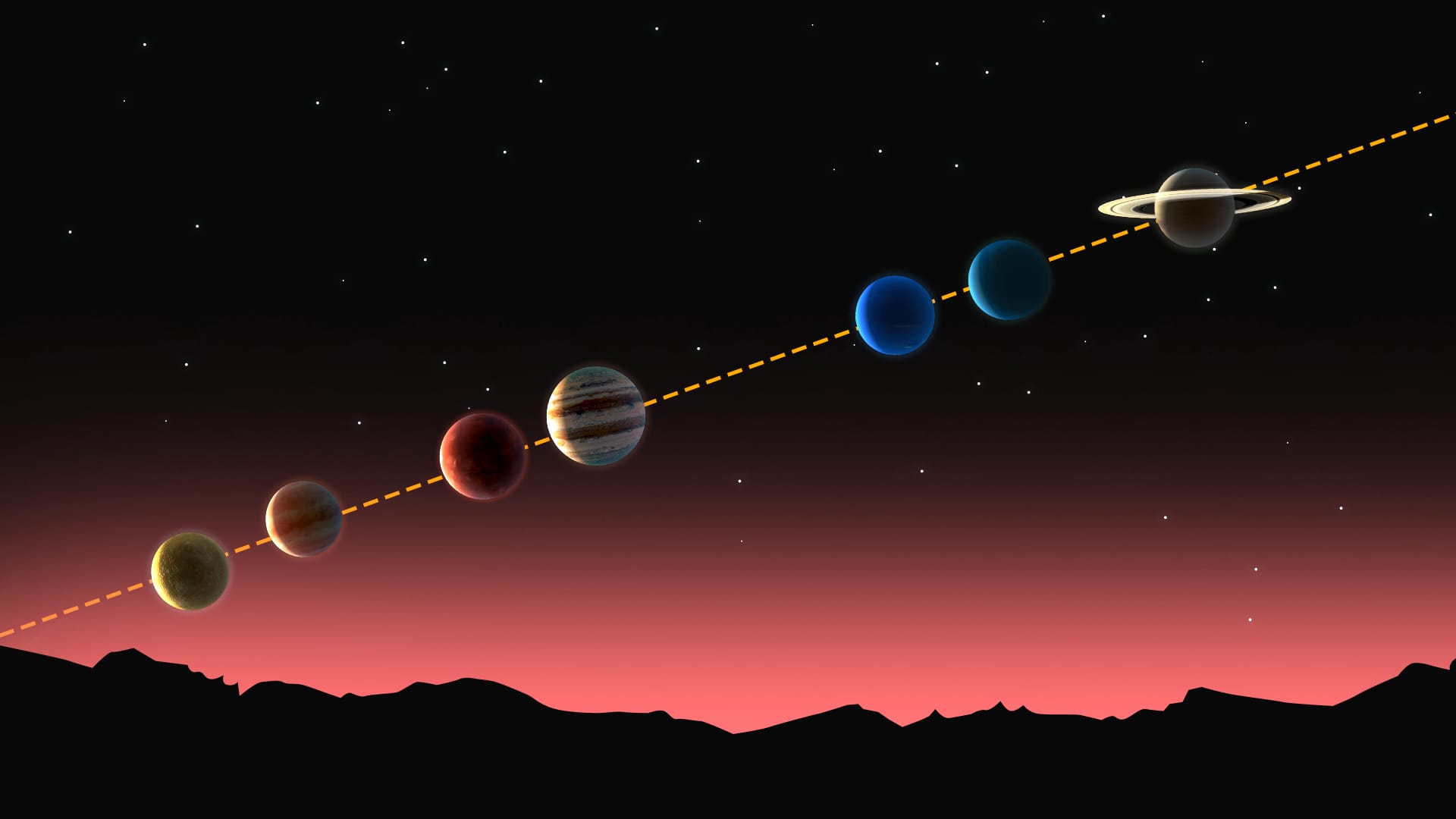 Planetary Alignment Infographic Preview