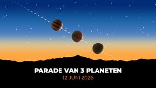 Planetaire uitlijning op 12 juni 2026