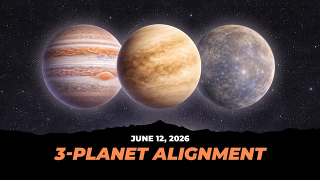 Planetary Alignment June 2026: Mercury, Venus & Jupiter Planet Parade