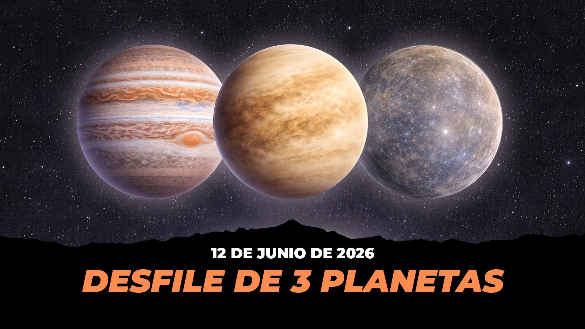 Alineación planetaria del 12 de junio de 2026