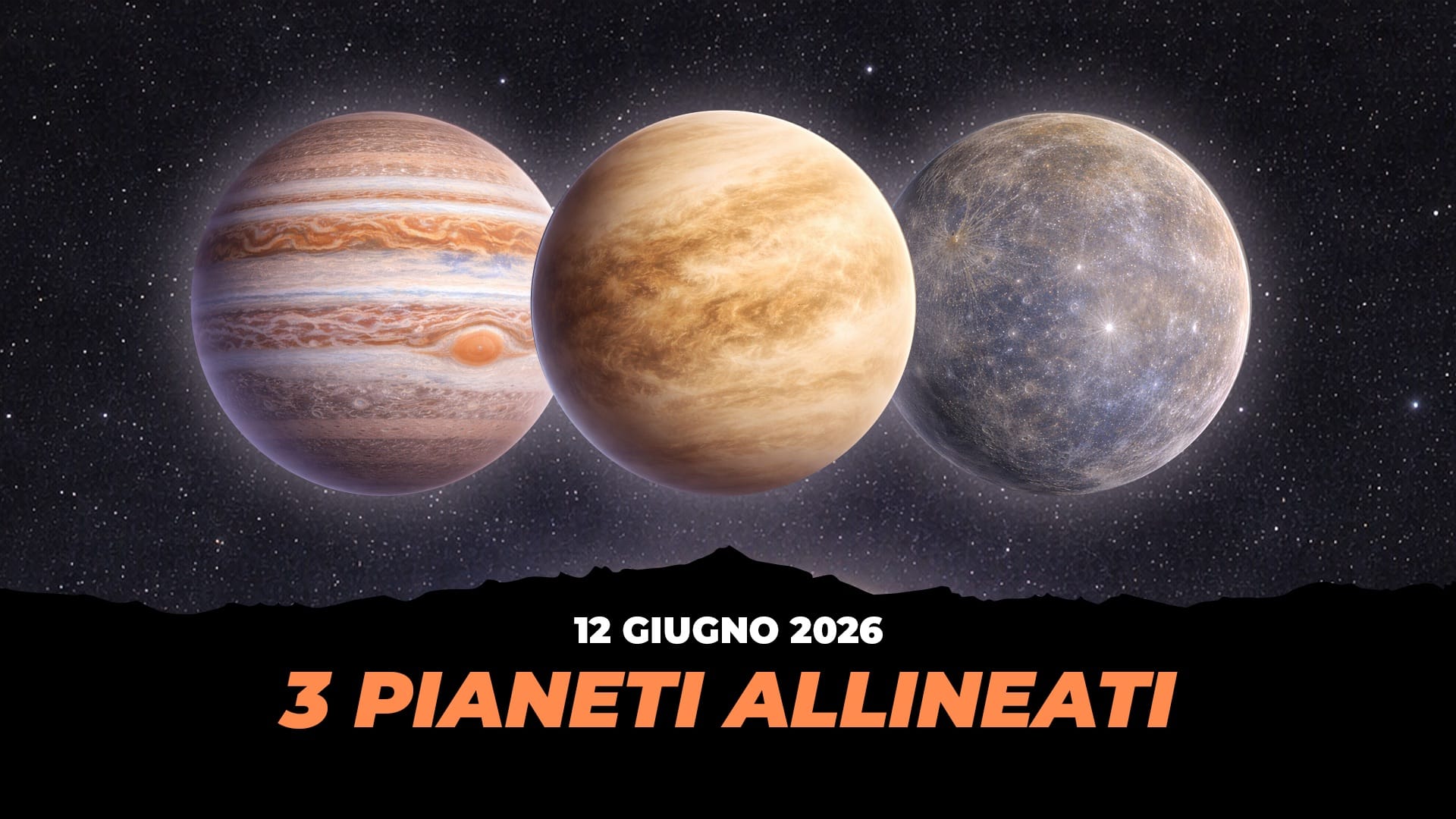 Allineamento planetario del 12 giugno 2026