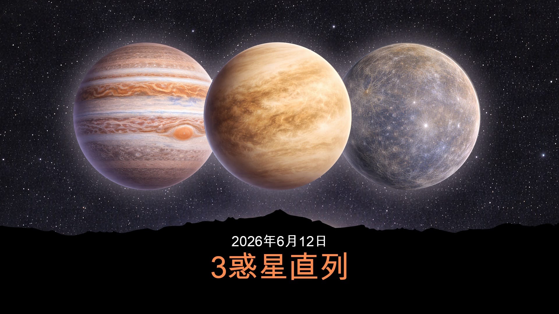 2026年6月12日の惑星直列