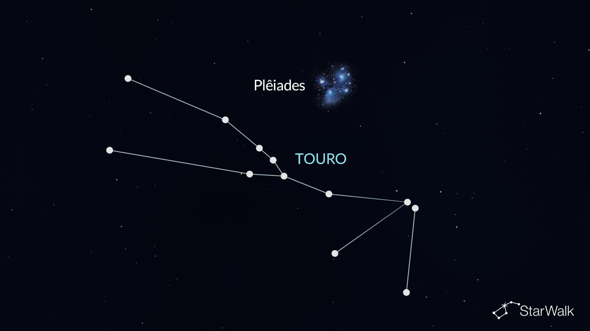 Plêiades em Touro