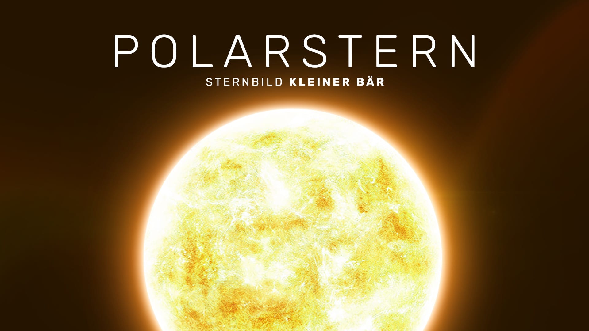 Polaris, der Polarstern
