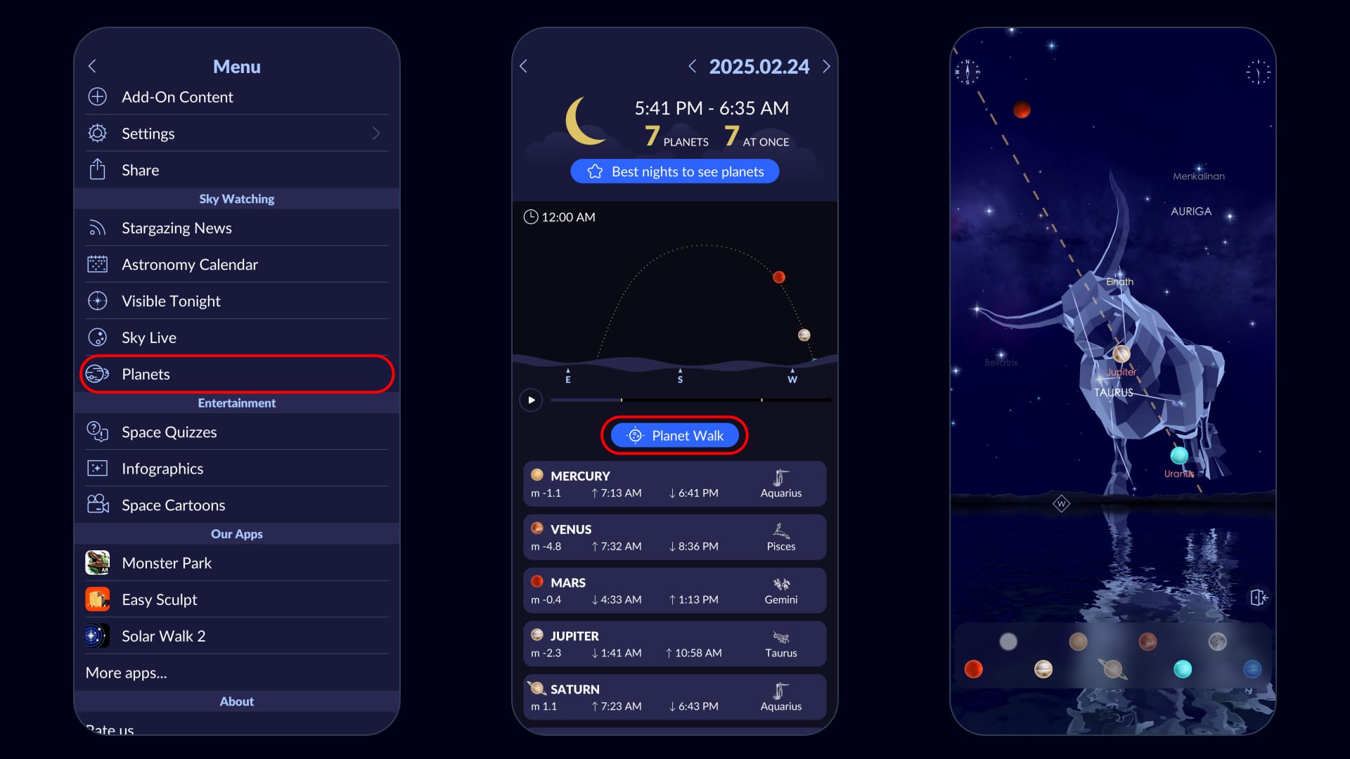 Planet Walk in Star Walk 2