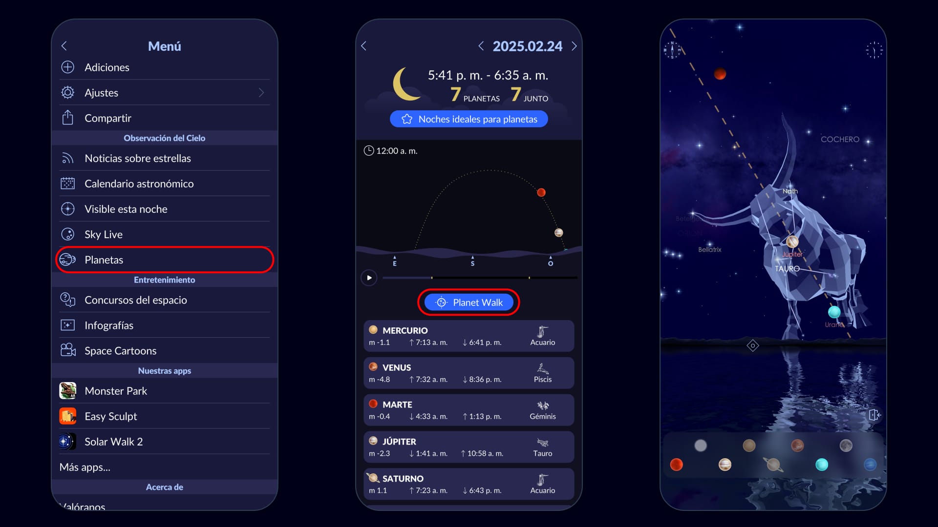 Planet Walk in Star Walk 2