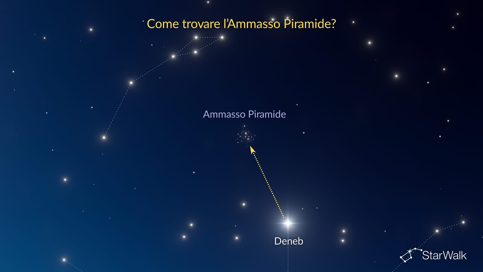 Ammasso della Piramide – Come trovarlo