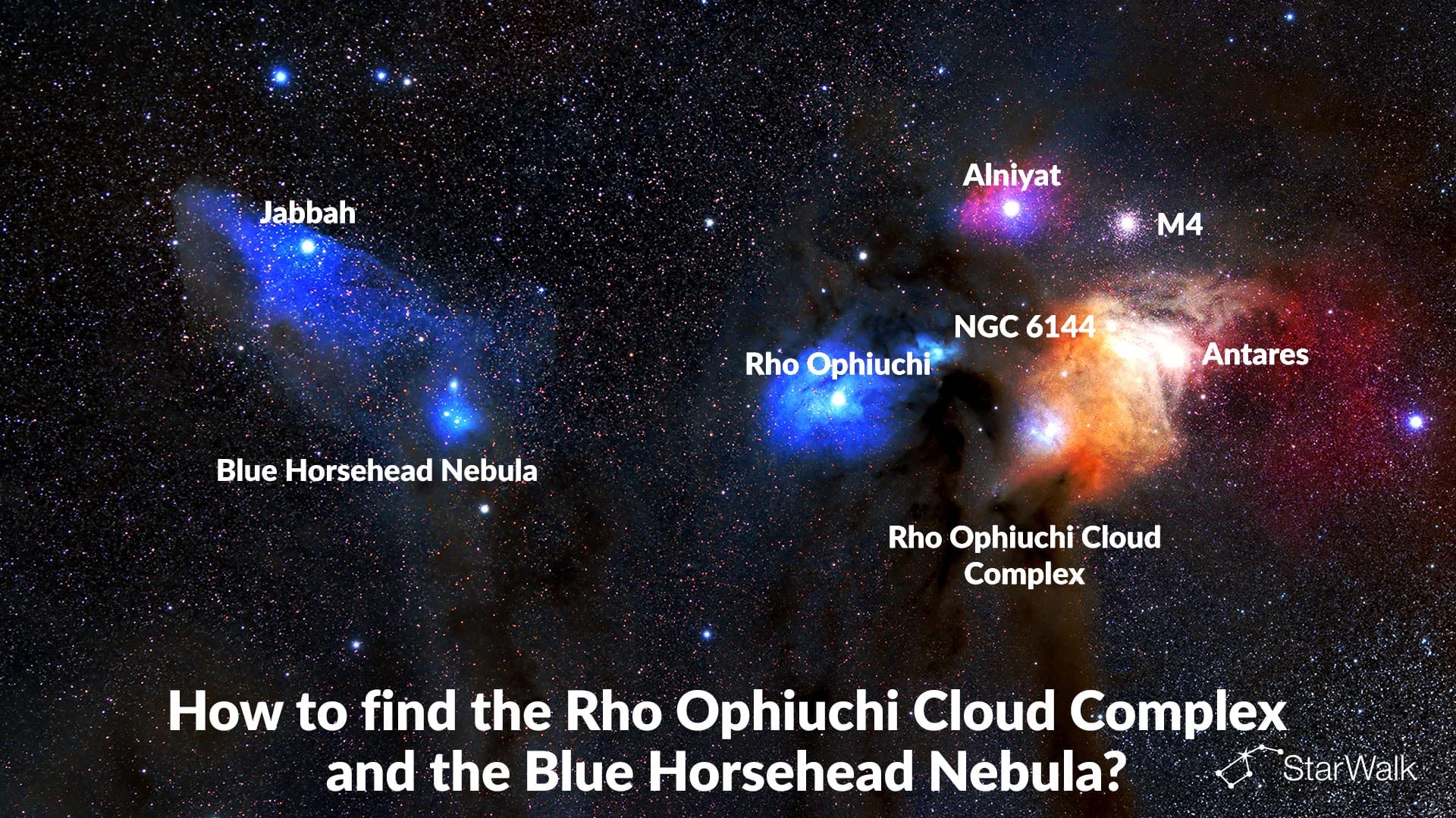 How to find the Rho Ophiuchi Cloud Complex
