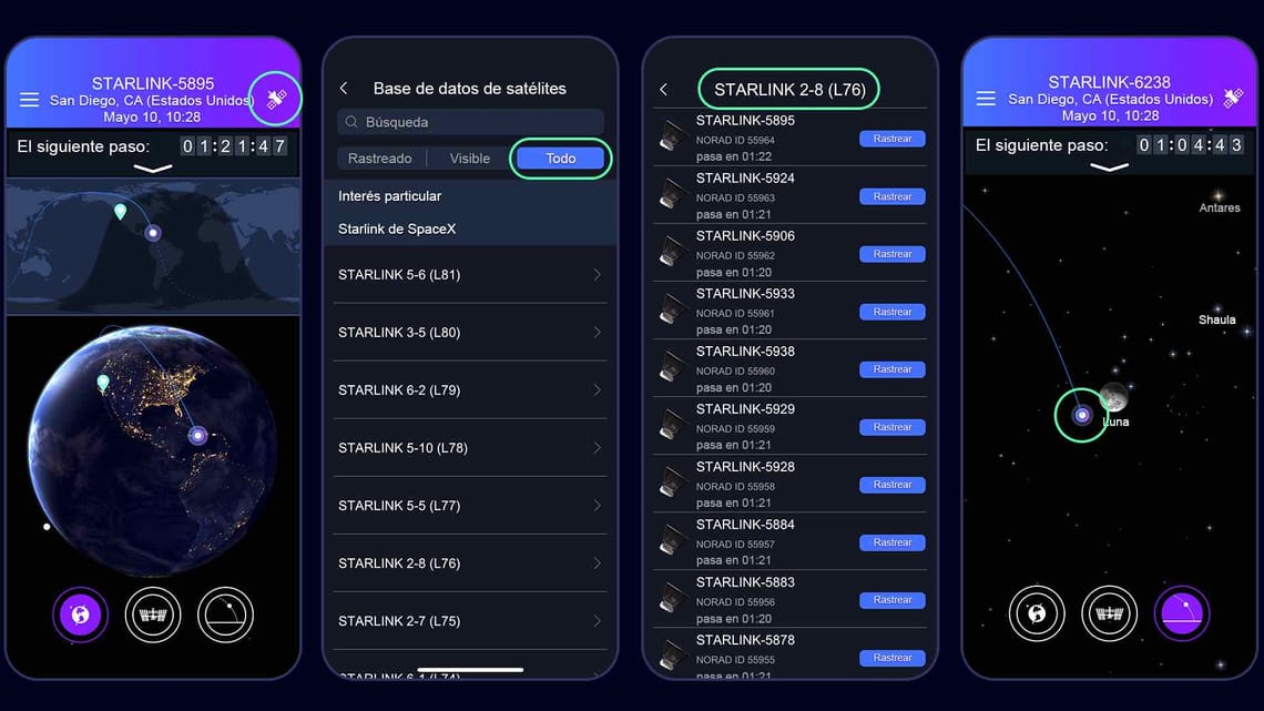 Satélites Starlink Hoy Tren de Satelites Tren de Luces en El Cielo