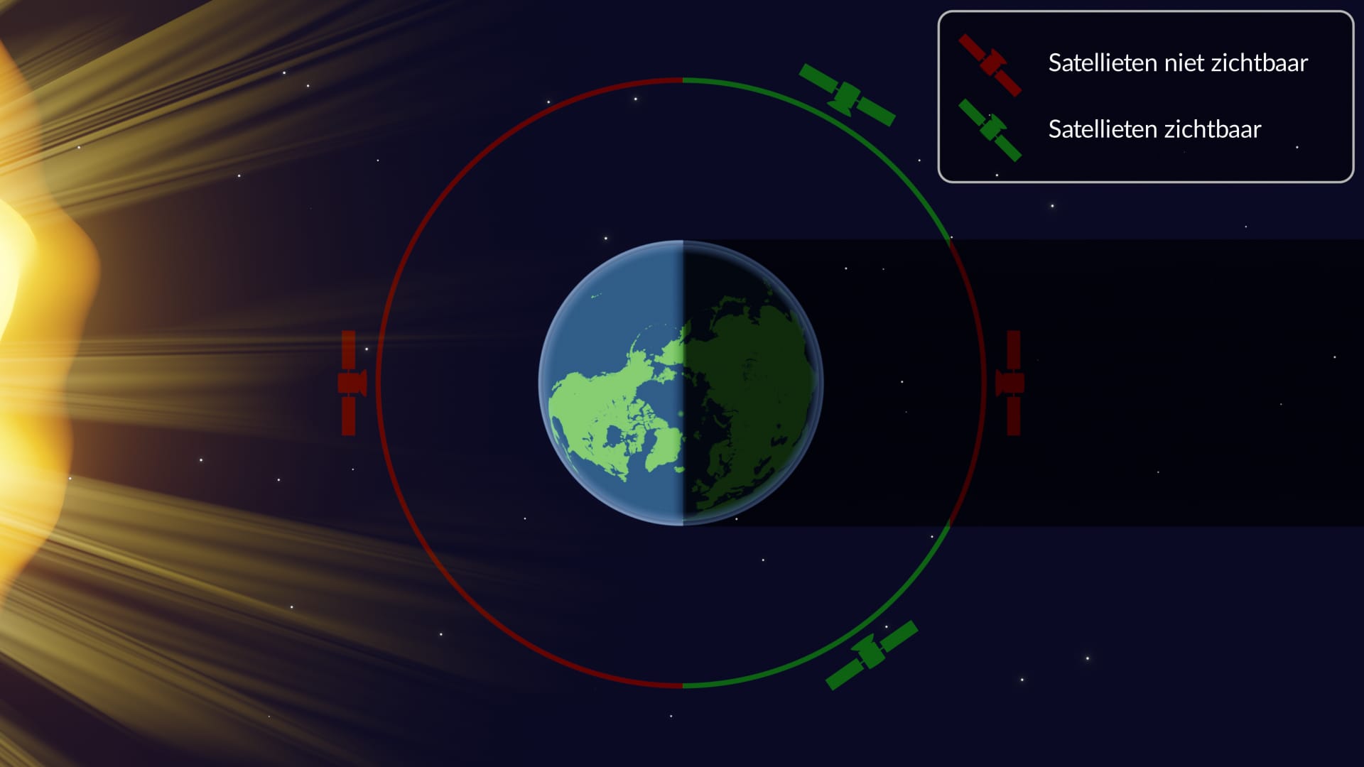 Kun je satellieten vanaf de aarde zien?