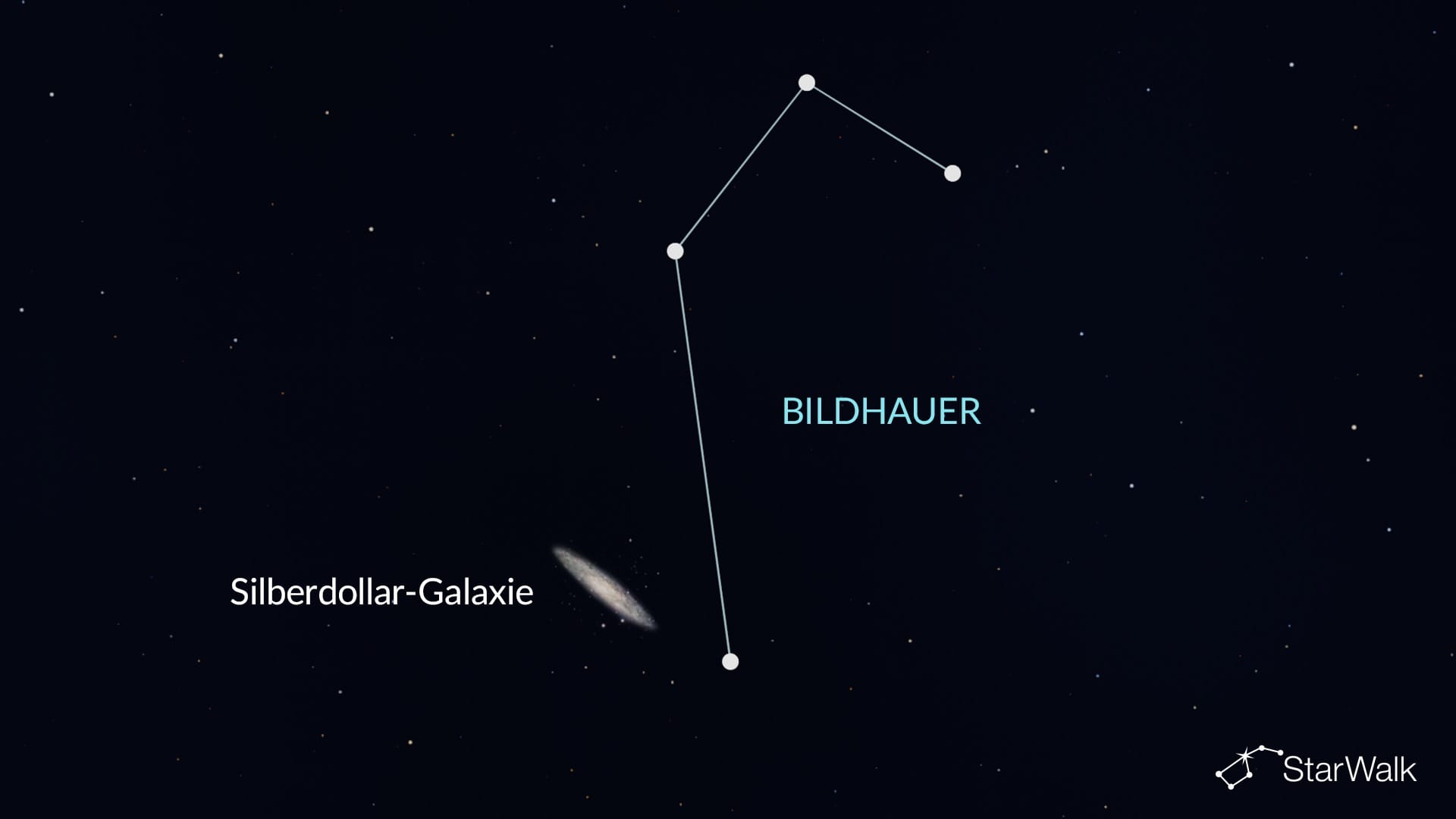 Sculptor-Galaxie im Bildhauer