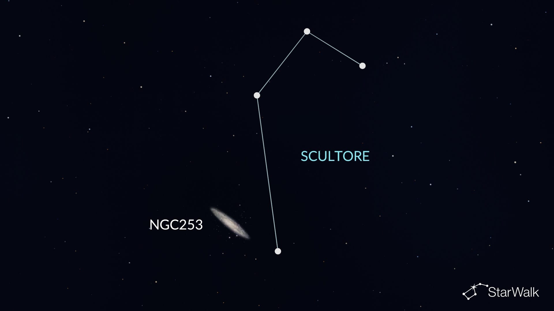 Galassia dello Scultore nello Scultore
