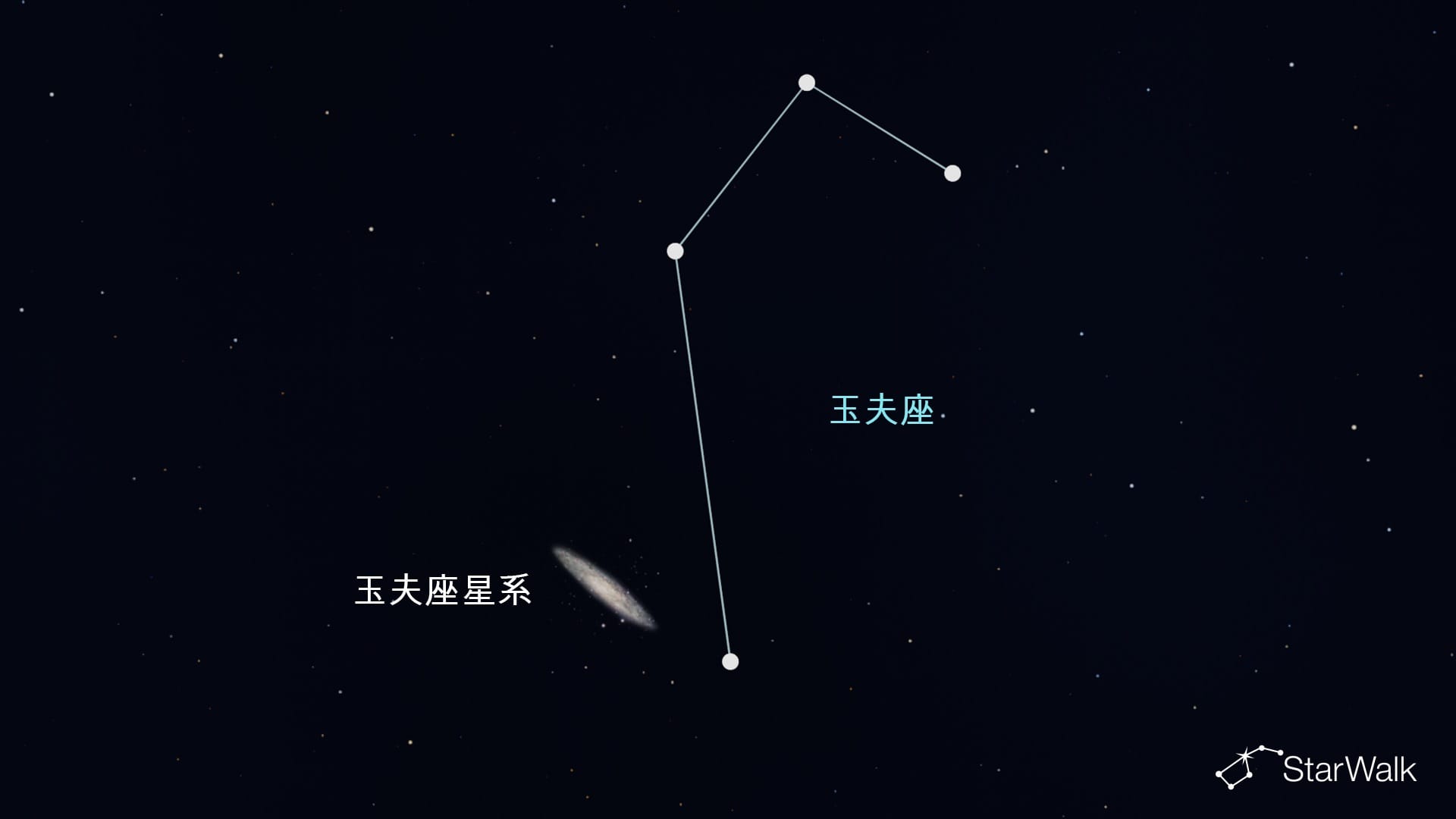 玉夫座中的玉夫座星系