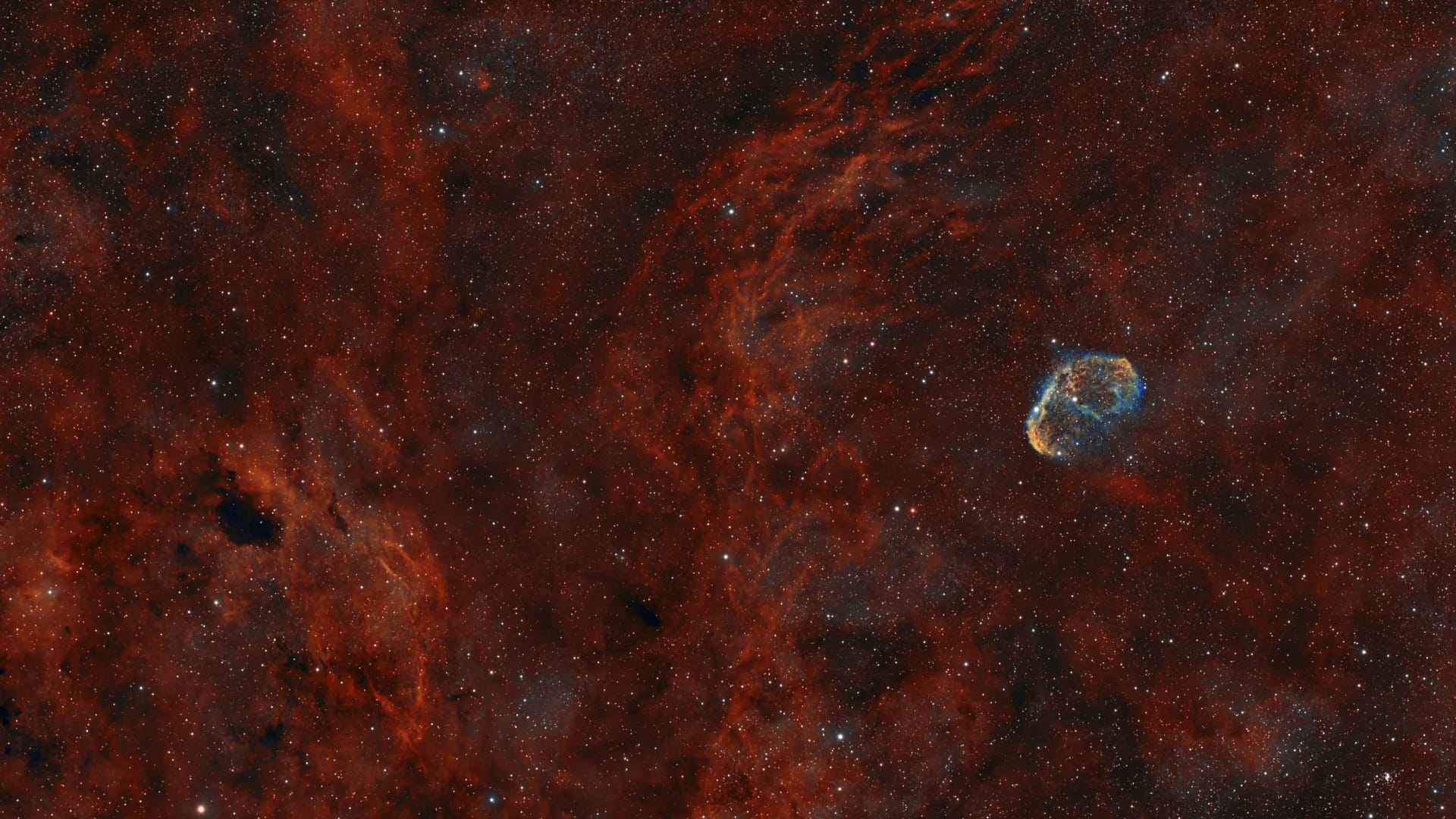 NGC 6888 (Crescent-Nebel) — Tom Gleichmann