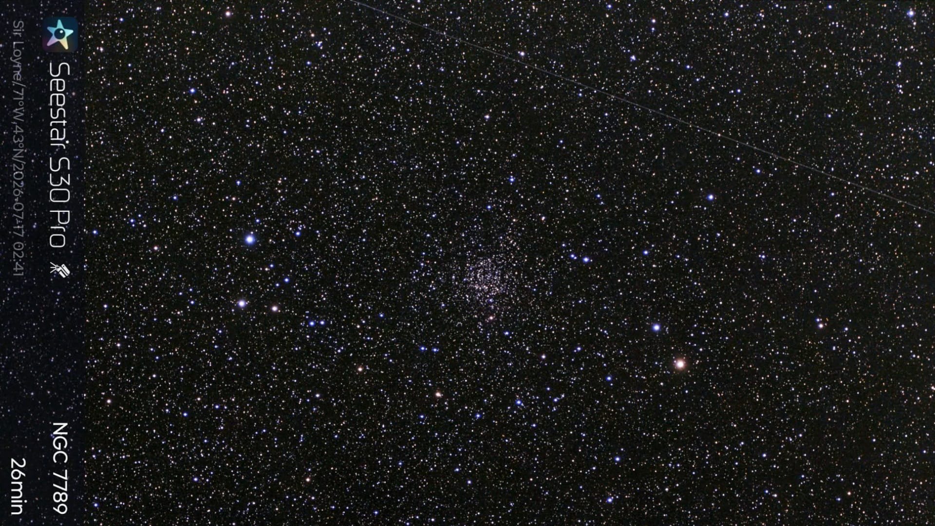 NGC 7789 (Caroline’s Rose) — Jason Marriott