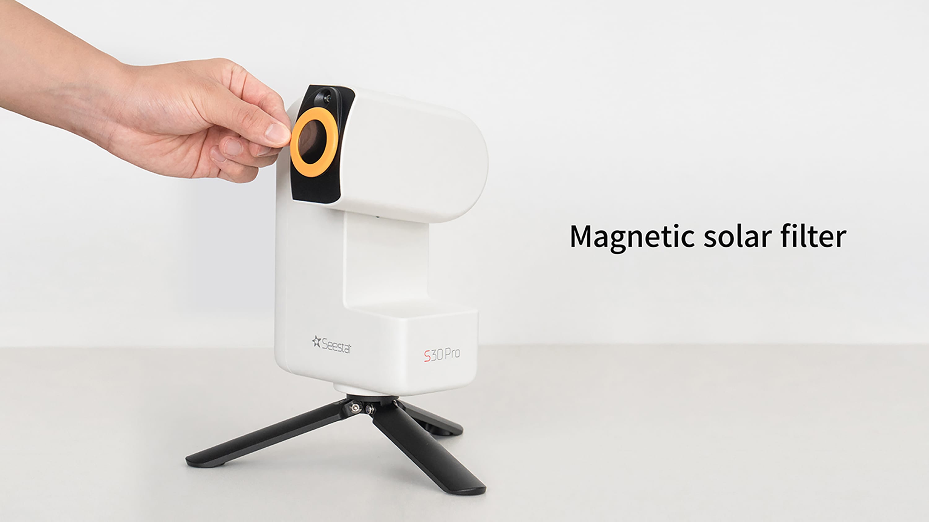 Seestar S30 Pro con filtro solare