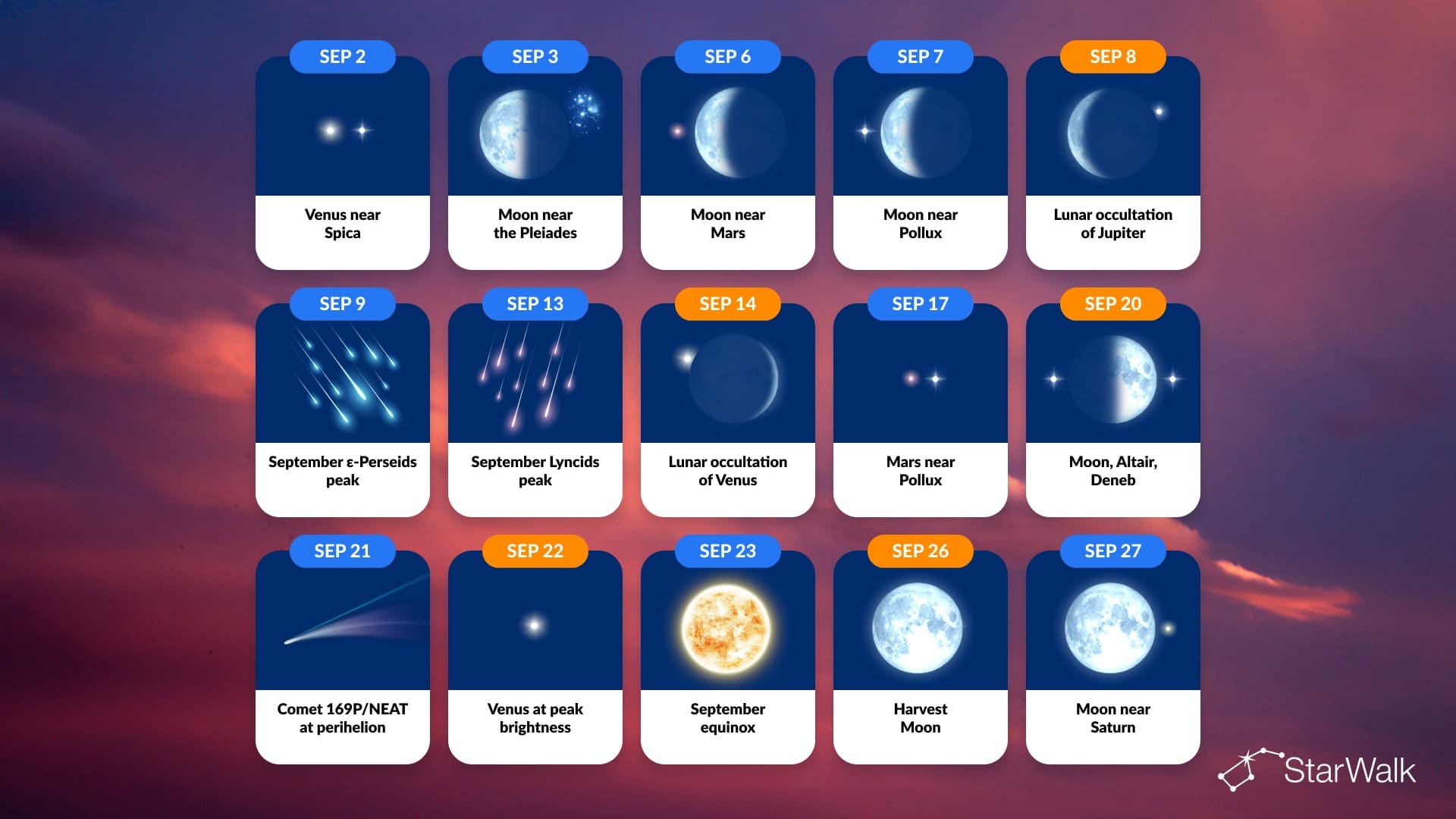 Astronomy Events Calendar: September 2026
