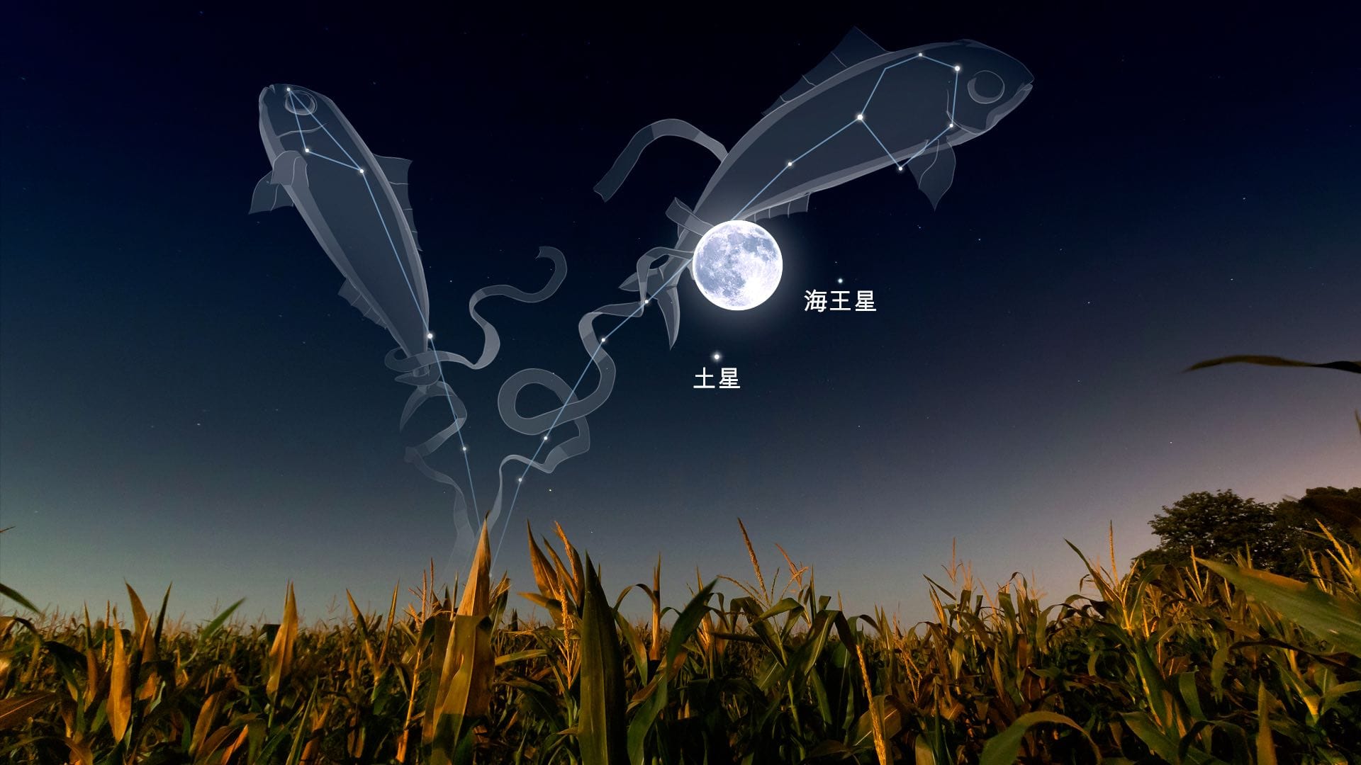 9月天象:双鱼座中的收获月
