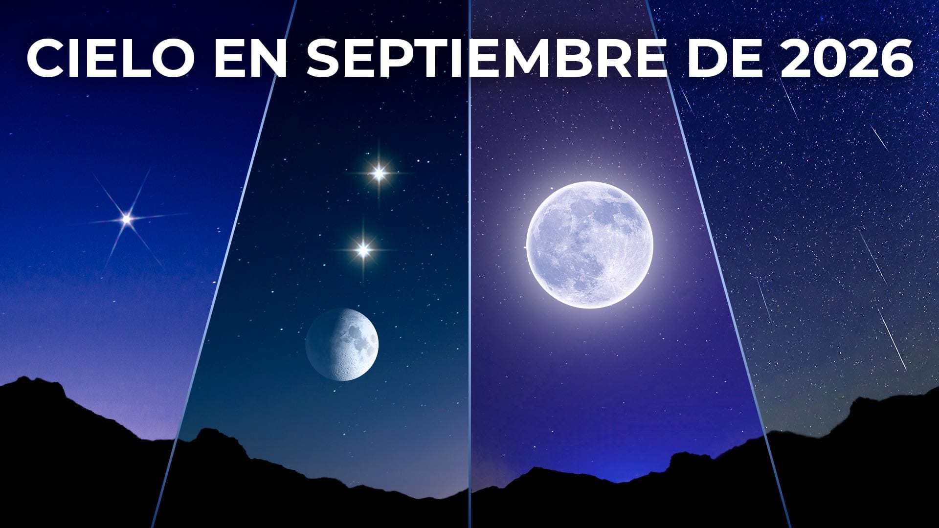 Cielo en septiembre de 2026