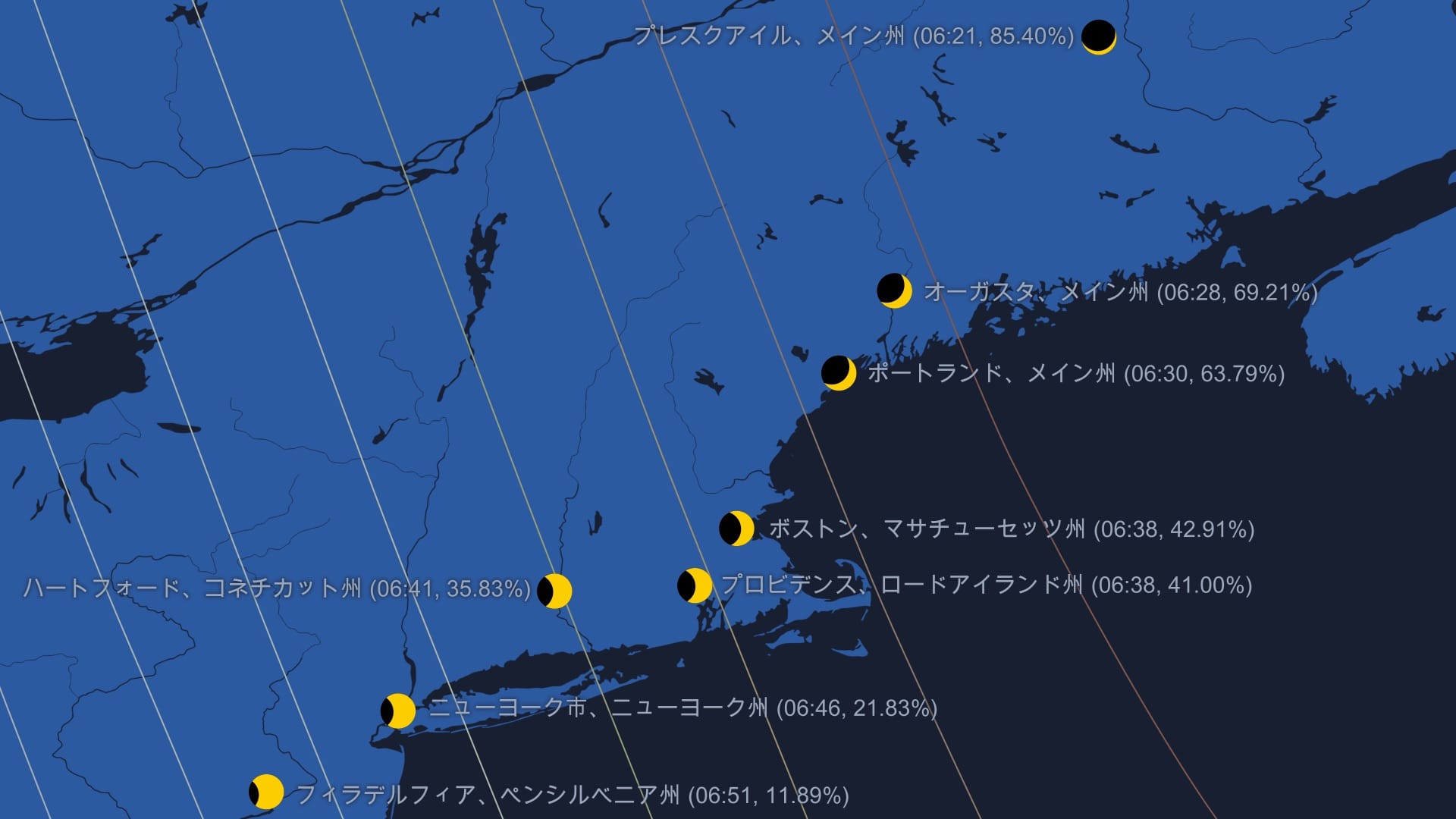 Solar eclipse in the US (March 29, 2025)