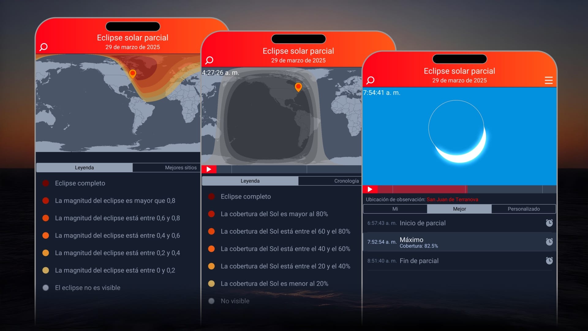 Eclipse Guide app: Solar eclipse (March 29, 2025)