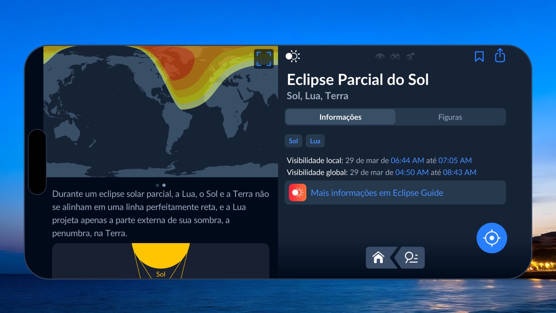 Sky Tonight app: Solar eclipse (March 29, 2025)