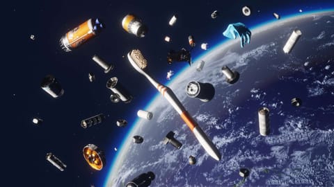 Space Trash or Space Debris — Pollution in Space | Space Junk Map