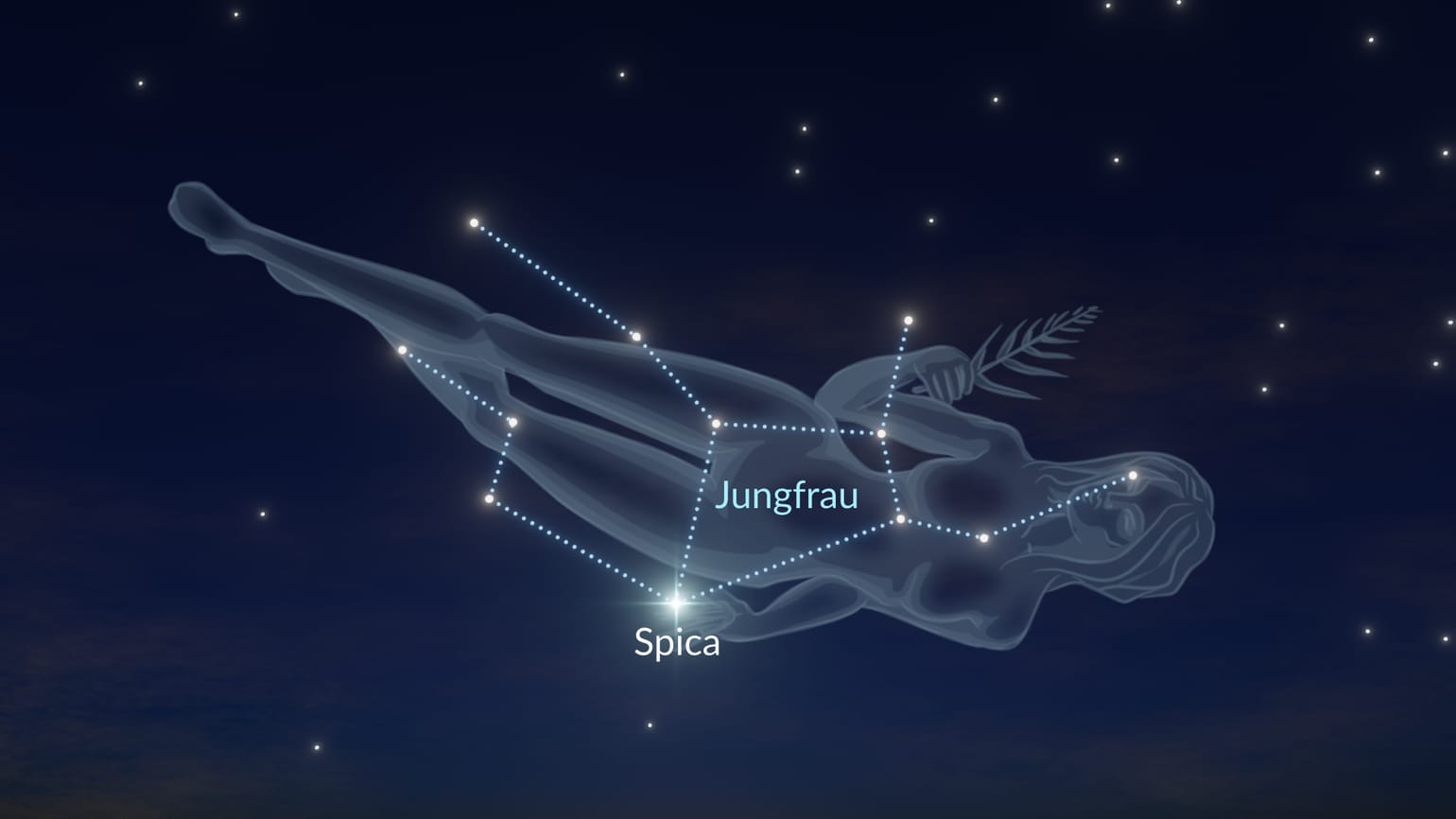 Frühlingsdreieck | Frühling Dreieck Sternbild 3 Sterne – Arktur, Spica ...