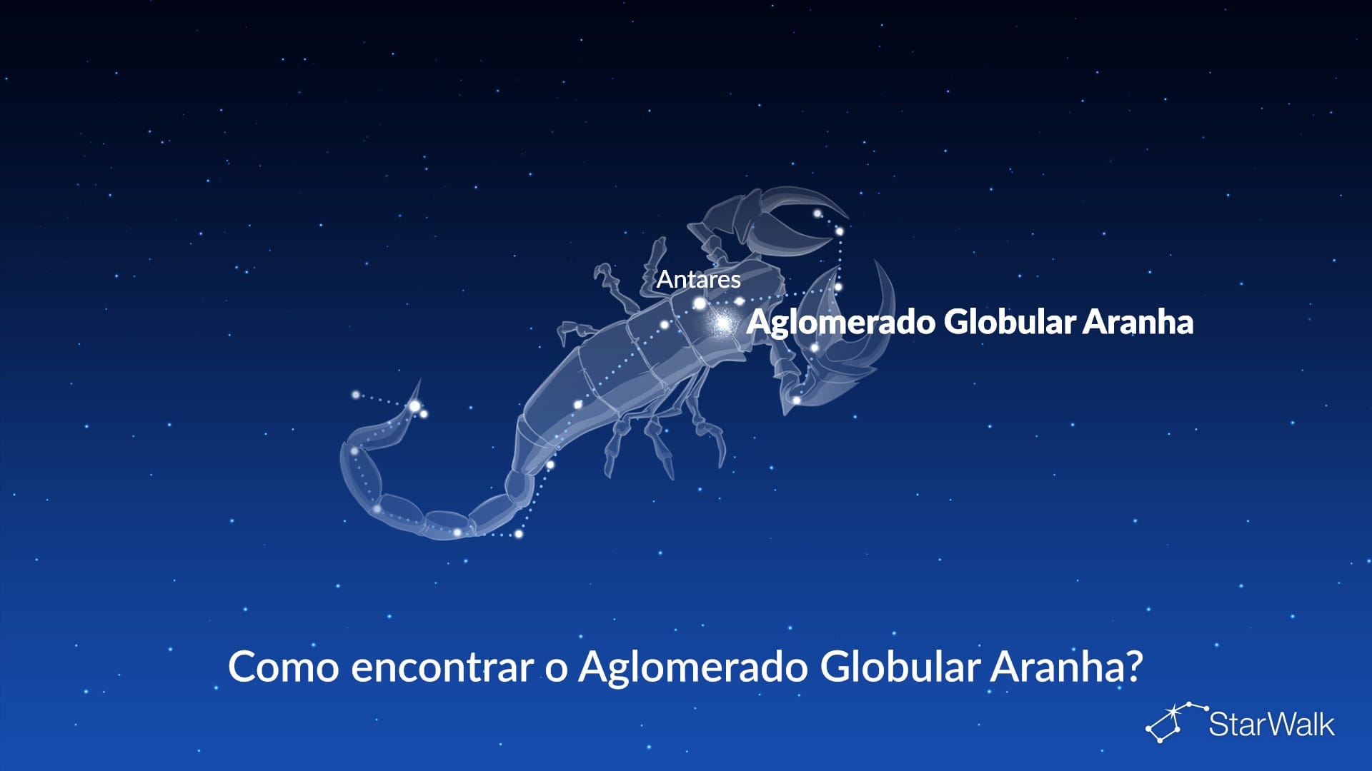 Aglomerado Globular da Aranha — como encontrar