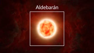 Aldebarán, la brillante estrella anaranjada de la constelación de Tauro
