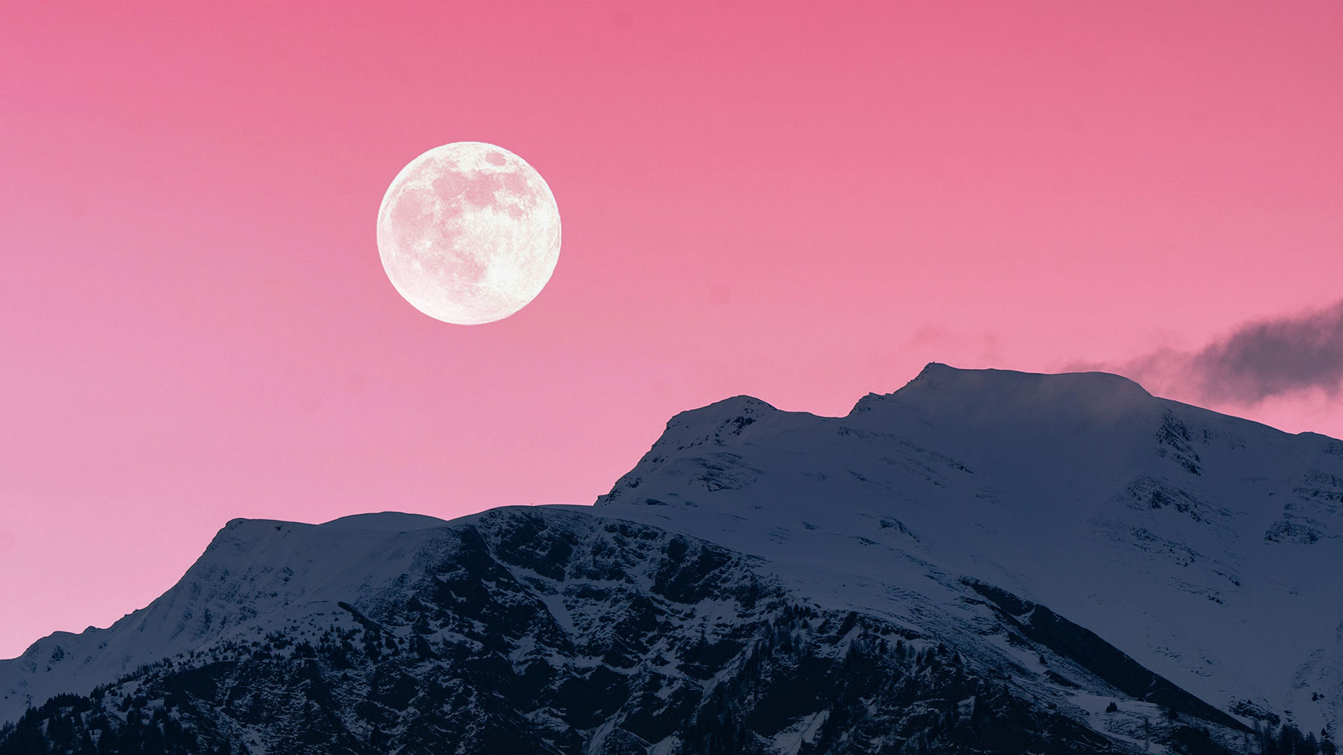 Full Pink Moon adorns the April sky