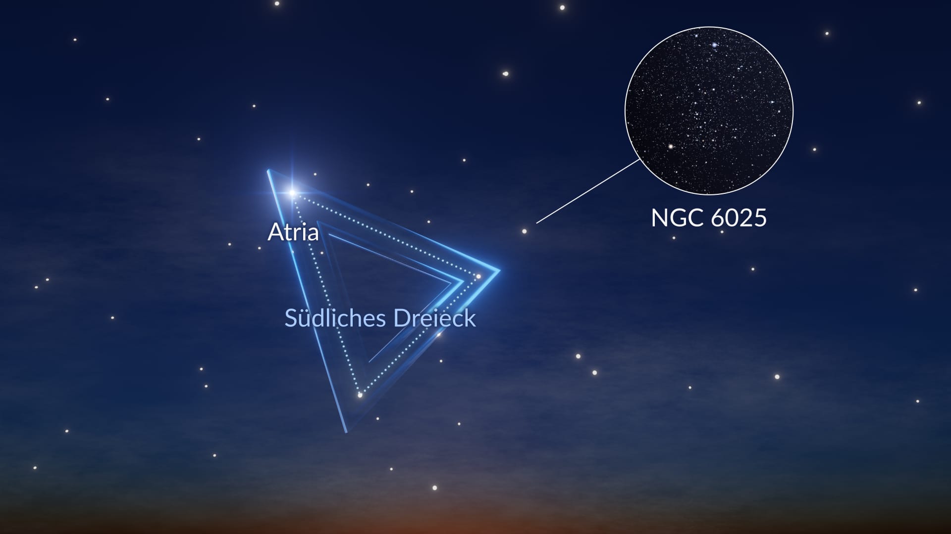 Triangulum Australe constellation