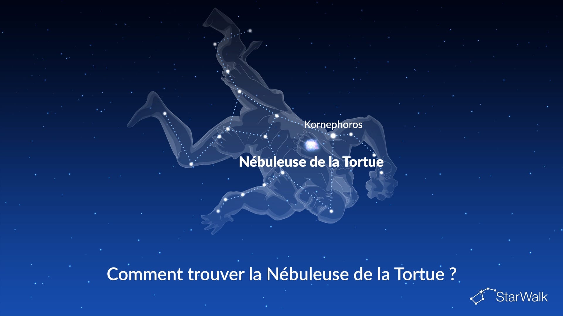 Nébuleuse de la Tortue — comment la trouver