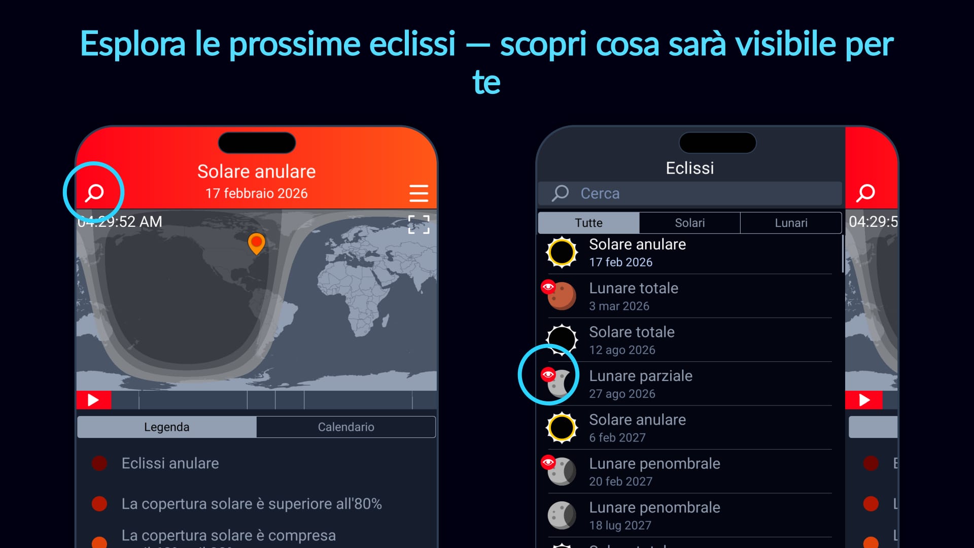 Prossime eclissi