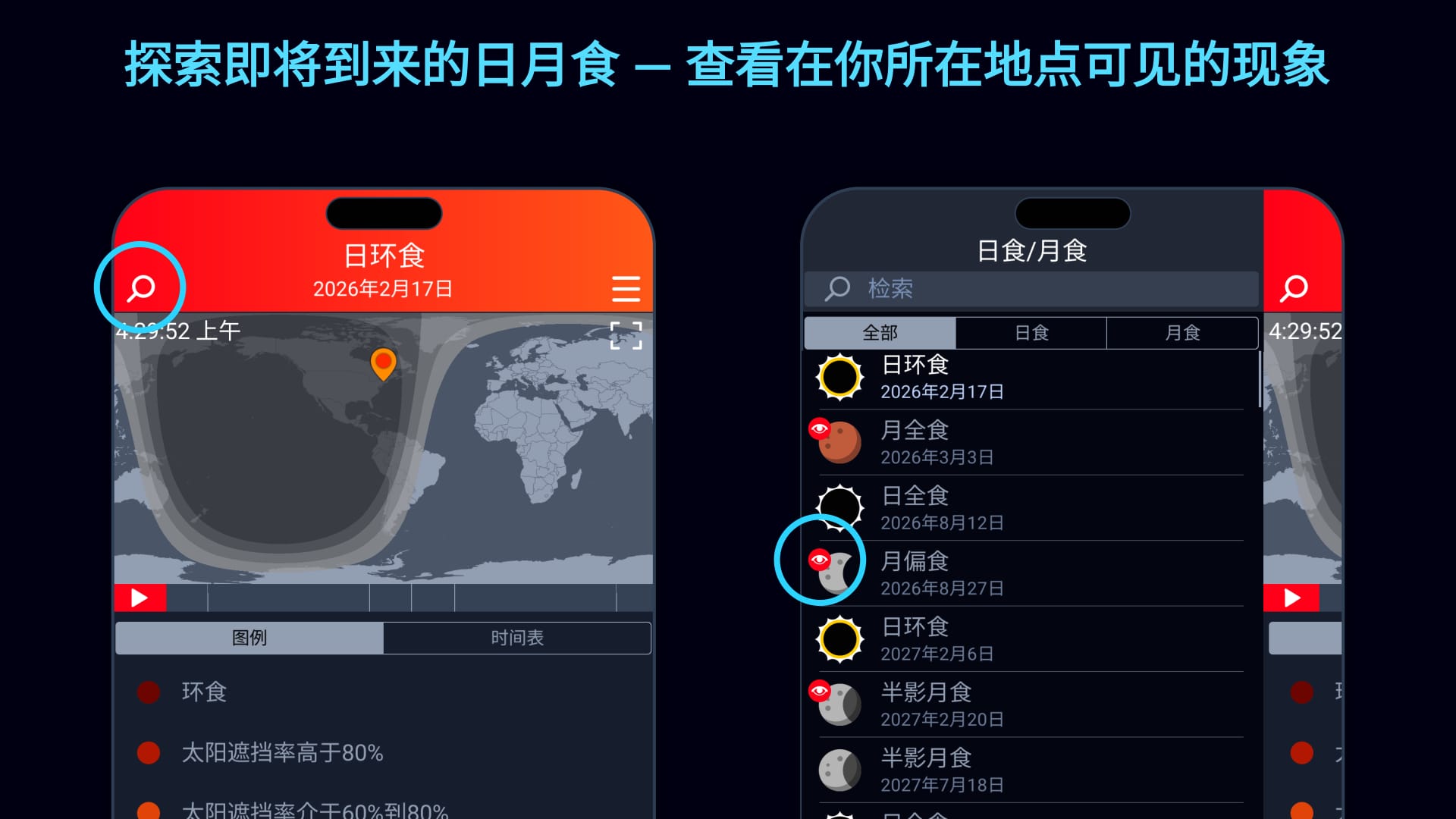 即将到来的日食