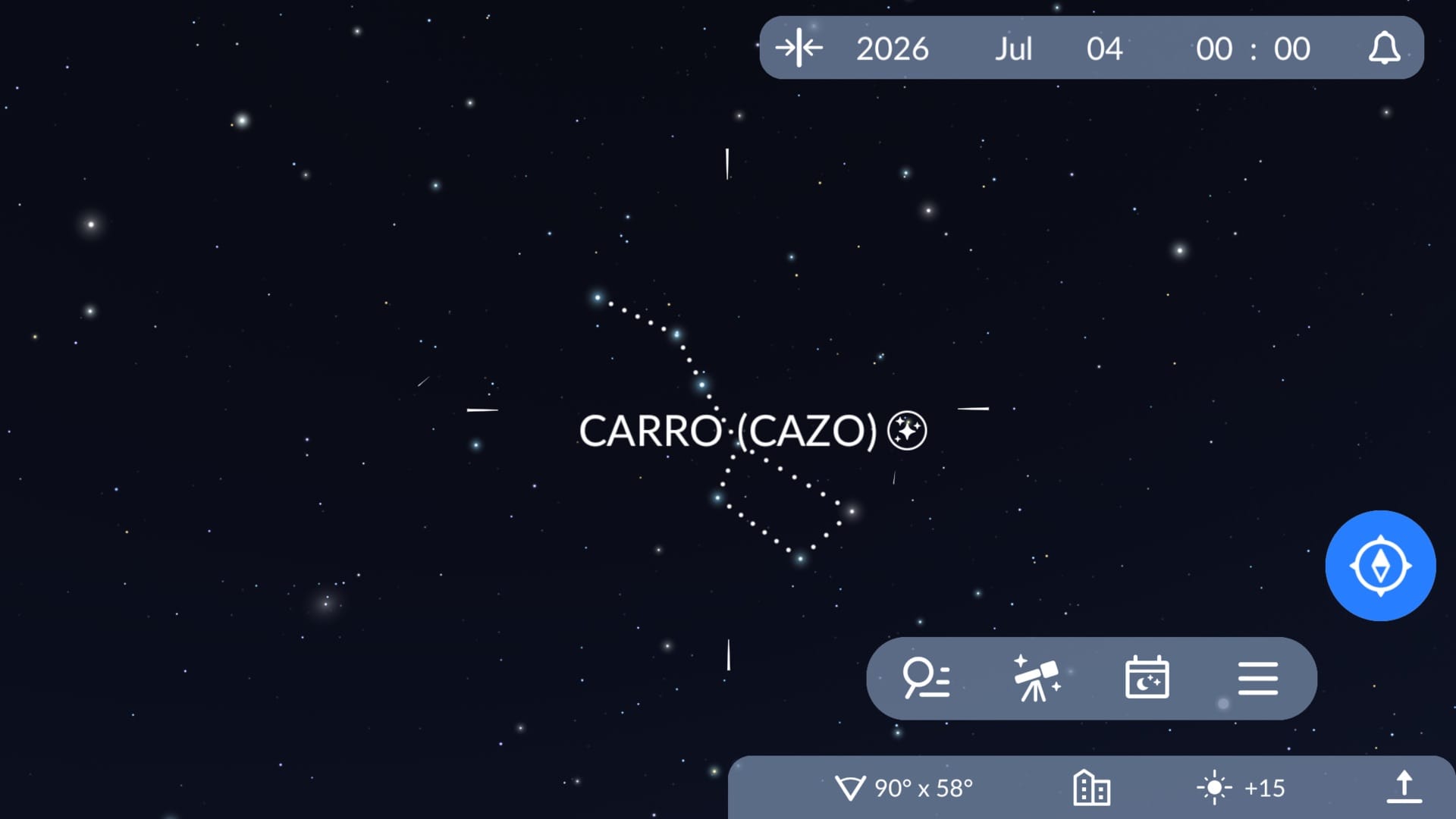 Cómo encontrar la Osa Mayor y El Carro en Sky Tonight