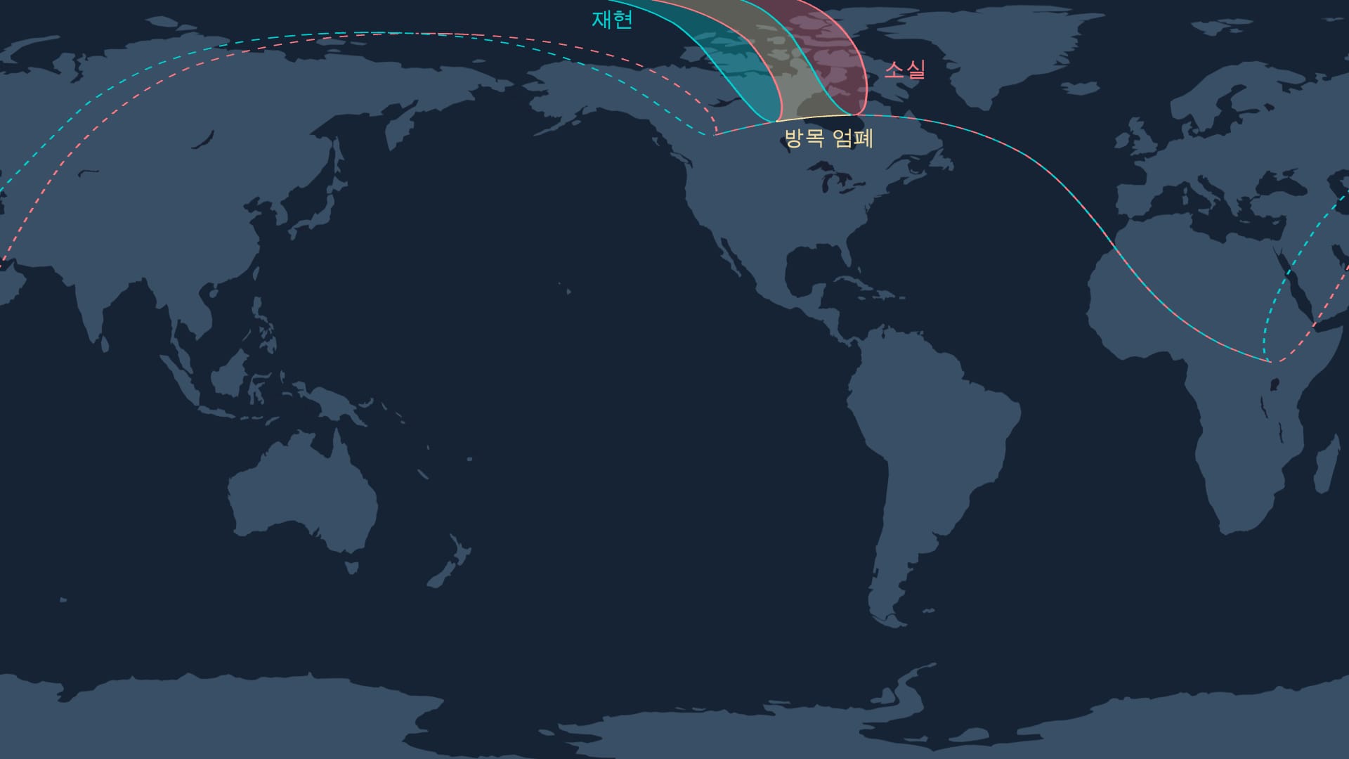Visibility map of the lunar occultation of Venus on September 19, 2025.