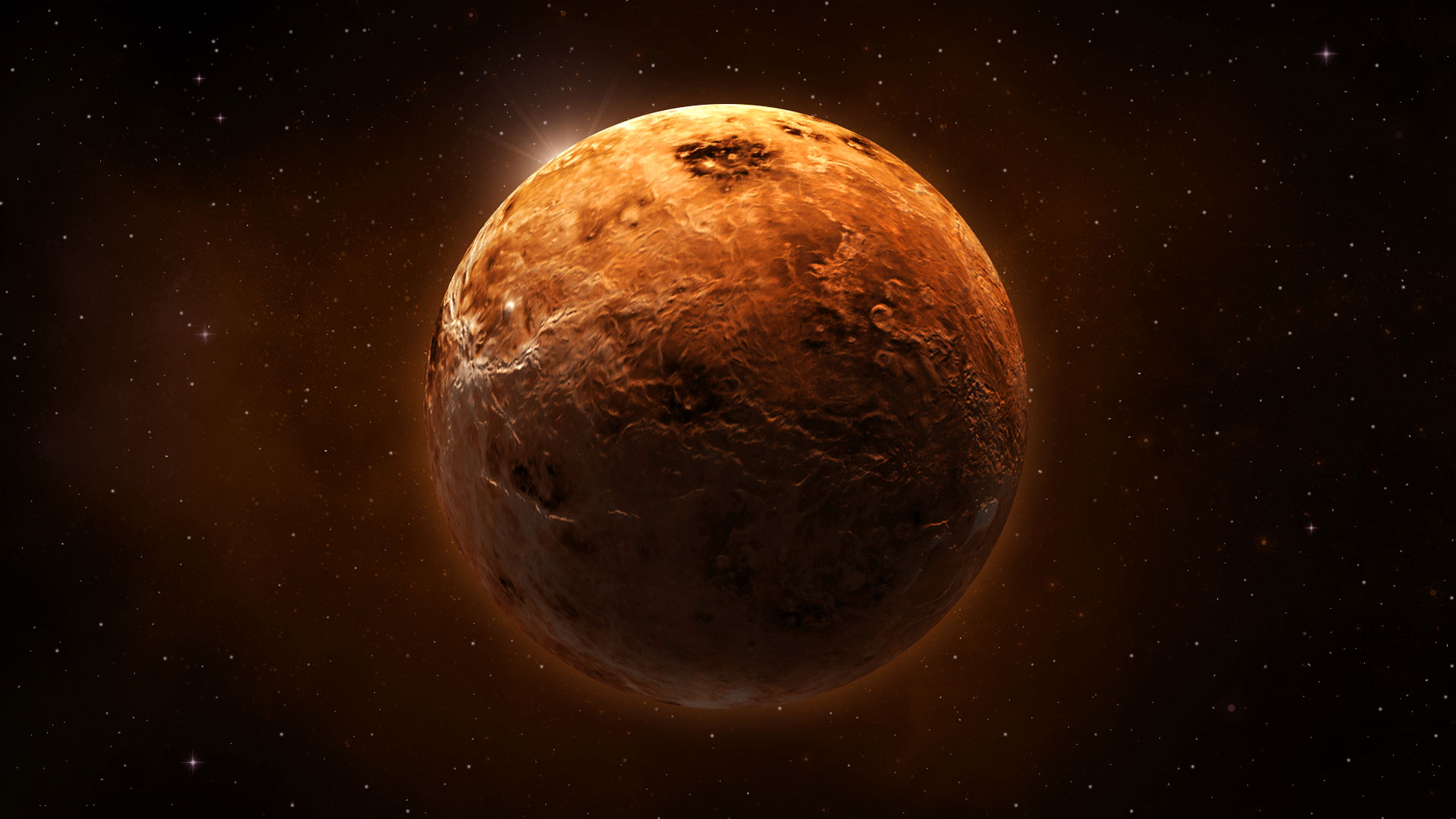 3D image of Venus