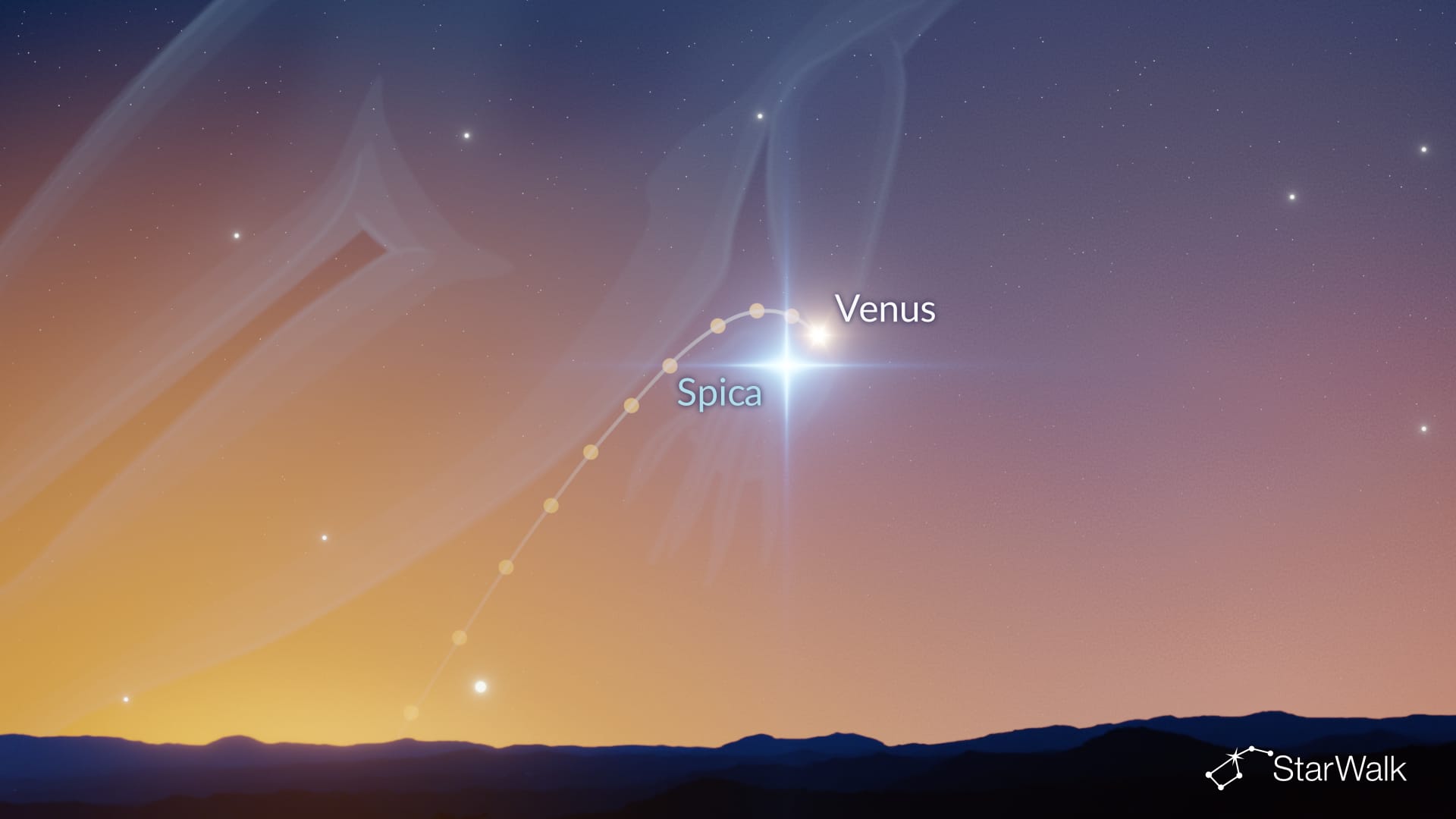 Venus loops around Spica in November 2026